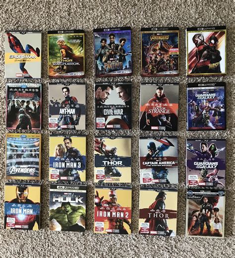My Mcu Film Collection Is Finally Complete May Have To Double Dip On