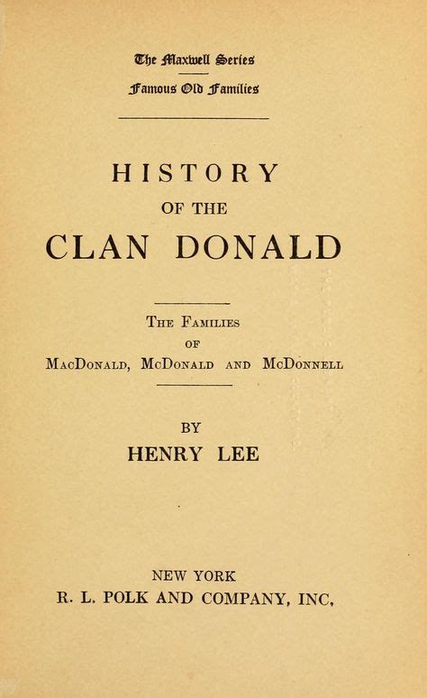 15 Best McDonald family history board images | Clan macdonald, Family ...