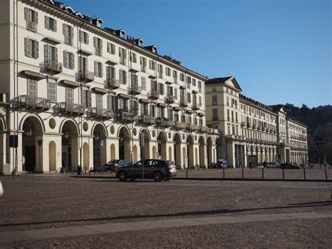 Piazza Vittorio Square In Turin Editorial Stock Photo Image Of