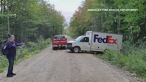 Fedex Driver Spends Night In Truck After Getting Stuck