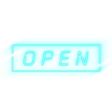 Neon Border Open Sign, Neon, Open, Open Sign PNG Transparent Clipart Image and PSD File for Free ...