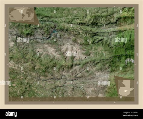 Baja Verapaz Department Of Guatemala High Resolution Satellite Map