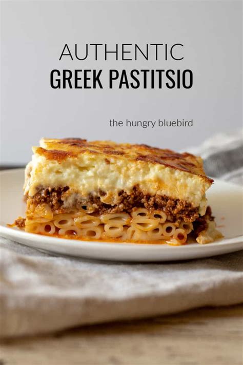 Authentic Pastitsio Greek Lasagna Recipe