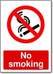 Free Printable No Smoking Prohibition Sign Printable Signs