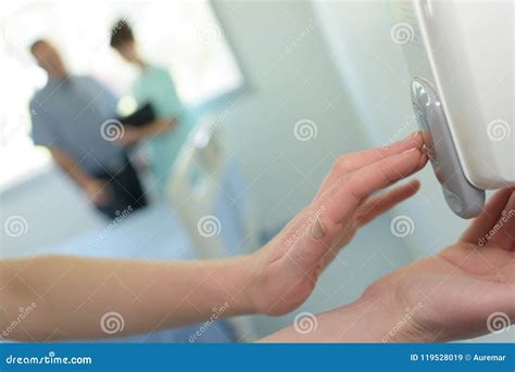 Hand Hygiene In Hospitals Stock Image Image Of Mounted 119528019