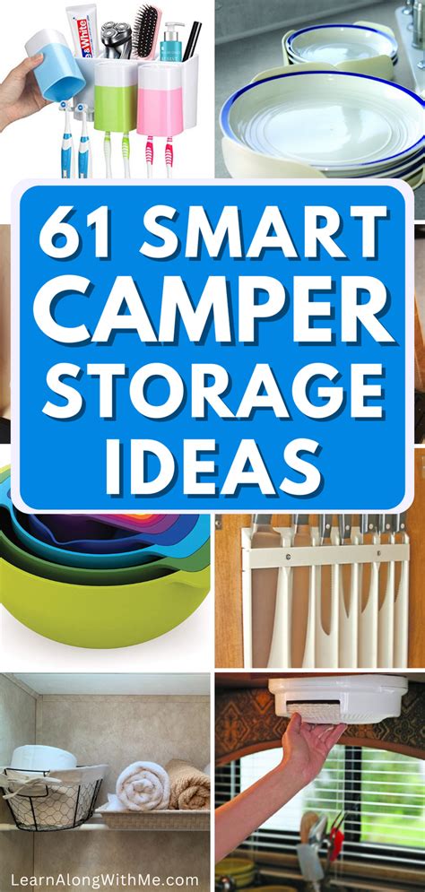 61 Smart Rv Storage Ideas To Maximize Space In Your Rv In 2024 Rv