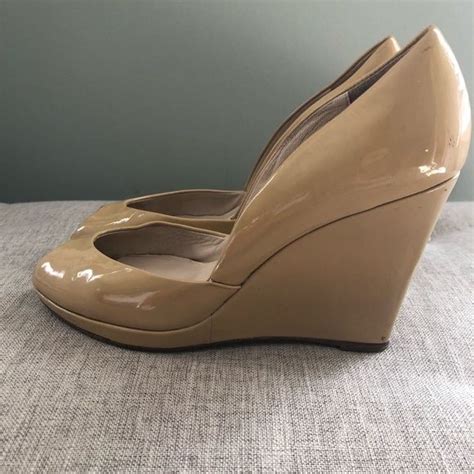 Kors Michael Kors Nude Peep Toe Wedges