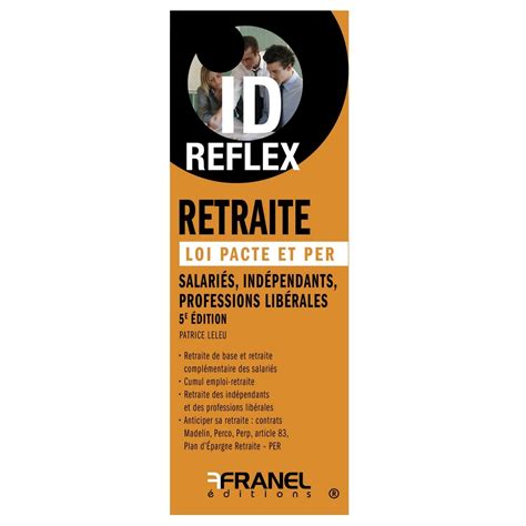 ID Reflex Retraite 5e édition Éditions Arnaud Franel