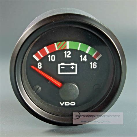 Vdo Voltmeter Zusatz Instrument Gauge V Mm Cockpit International Ebay