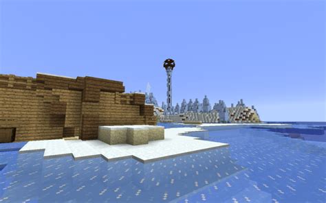 Ice Spike House Minecraft Map