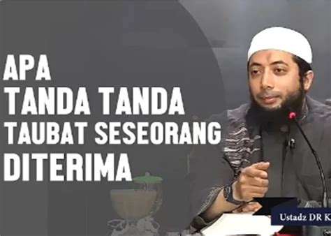 Pastikan Penuhi Syaratnya Tanda Taubat Diterima Allah Swt Ada