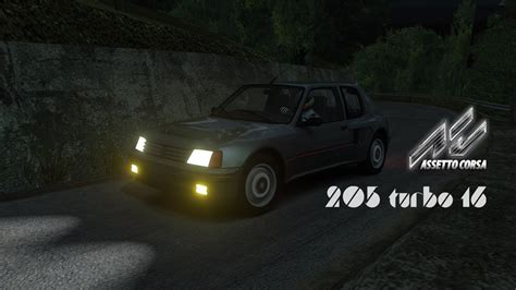 Assetto Corsa Peugeot 205 Turbo 16 Shomaru Mountain Pass YouTube