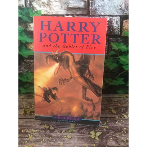 Jual Novel Harry Potter And The Goblet Of Fire Import Bekas Shopee