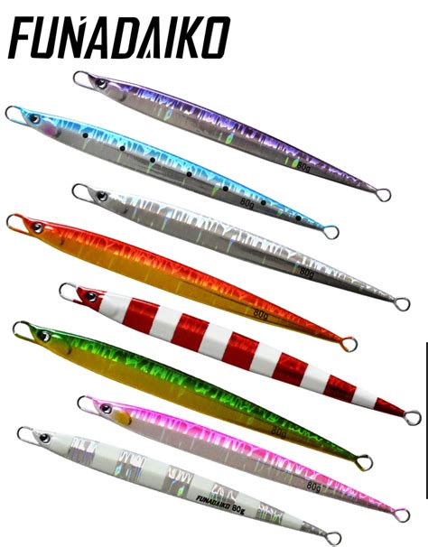 Funadaiko 100g Lead Jigging Lure Artificial Metal Jig Luminous Fishing