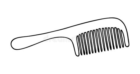 Hair Comb Drawing