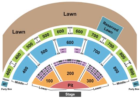 Xfinity Center Mansfield Ma Seating Chart With Seat Numbers