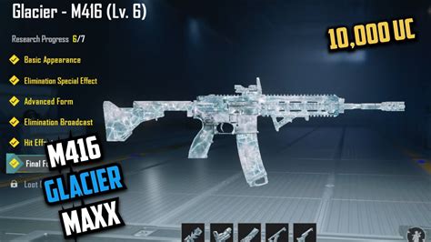 Finally Upgraded M416 Glacier M416 Upgrade Max Level M416 Glacier