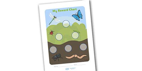 Minibeast Reward Chart 30mm Hecho Por Educadores