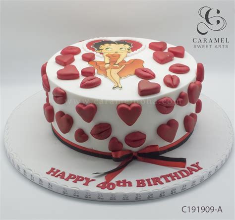 Betty Boop Cake Caramel Sweet Arts