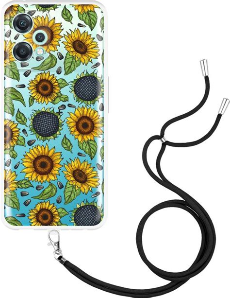 OnePlus Nord CE2 Lite Hoesje Met Koord Sunflowers Designed By Cazy Bol