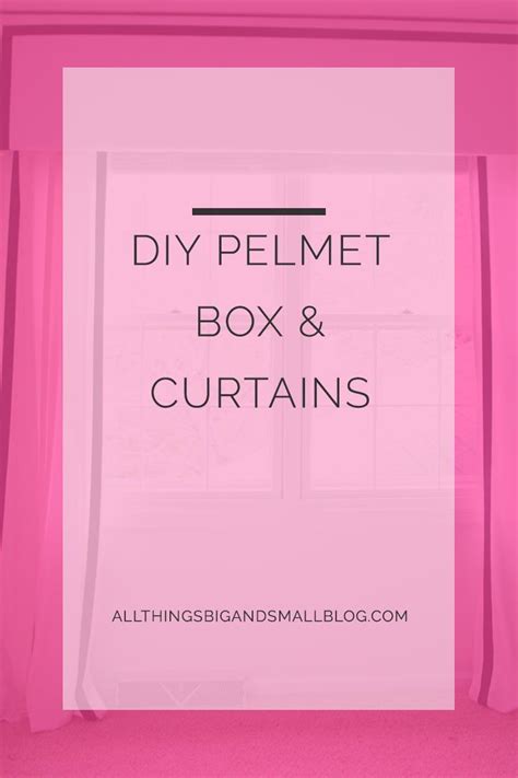 Diy Pelmet Box And Curtains Using Ikea Drapes And Grosgrain Ribbon A