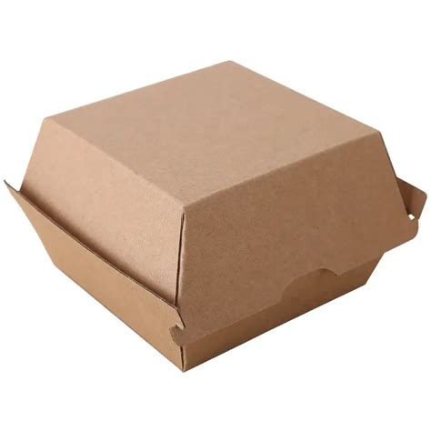 Burger Boxbrown Corrugated Plainbrown Eco Packaging Experts