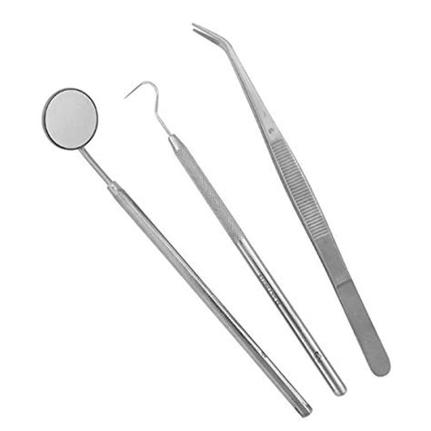 Forgesy Surgical Instrument 3 Instruments Dental Examination Kit Set