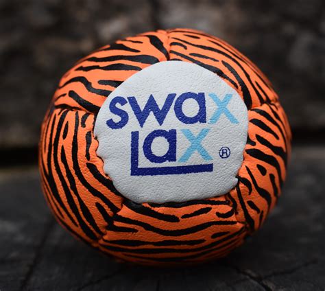 Swax Lax Soft Weighted Lacrosse Training Ball Tiger