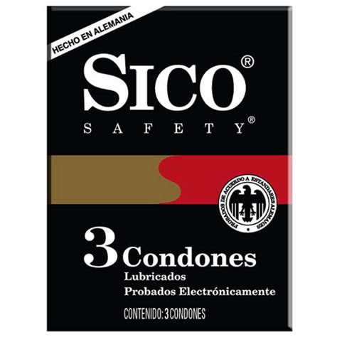 Condones Sico Safety Paquete De 3 Piezas