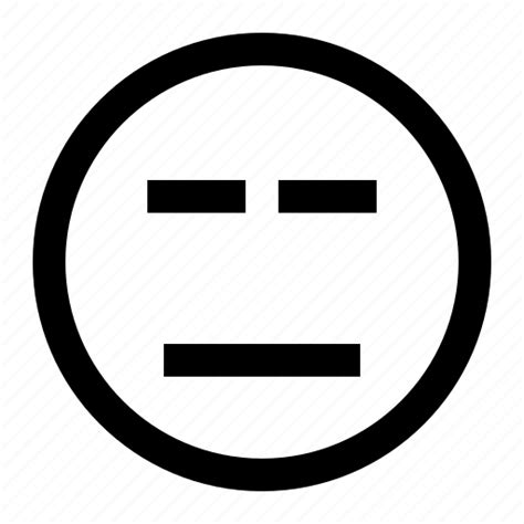 Emotionless Face Emoji
