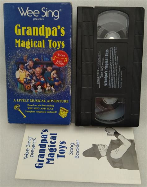 VHS Wee Sing Grandpa's Magical Toys - A Lively Musical Adventure (VHS ...