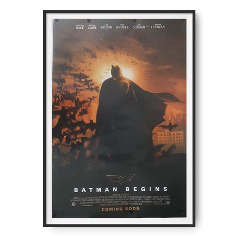 Batman Begins (2005) US One Sheet Poster - Cinema Poster Gallery