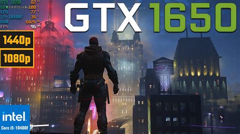 GOTHAM KNIGHTS 1440p 1080p GTX 1650 4GB I5 10400F YouTube