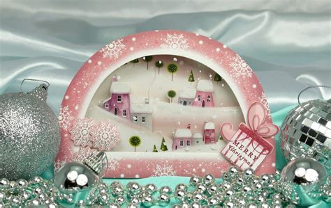 A Sparkling Season Snow Globe Box Card