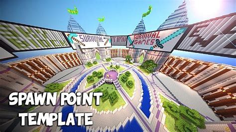 Nice Middle-SIzed Spawn Template | Made For Mini-Games Server Minecraft Map