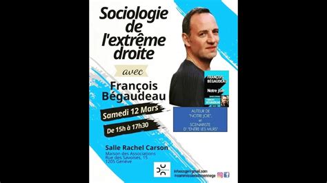 François Bégaudeau Sociologie de l extrême droite YouTube