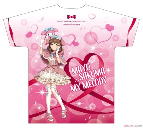 アイドルマスター シンデレラガールズ フルグラフィックtシャツ サンリオキャラクターズ 佐久間まゆ M キャラクターグッズ 画像一覧