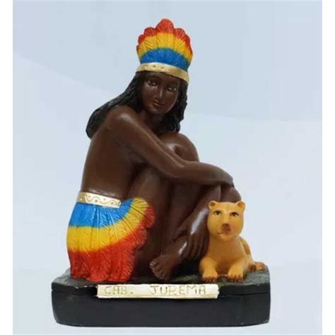 Cabocla Jurema Umbanda Imagem Escultura Gesso Cm Shopee Brasil