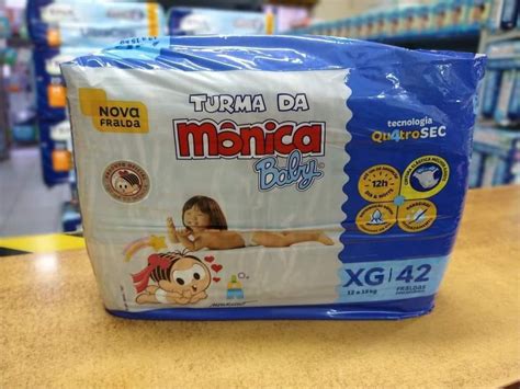 Fralda Turma Da Monica Baby Mega Xg Unidades Turma Da M Nica Baby