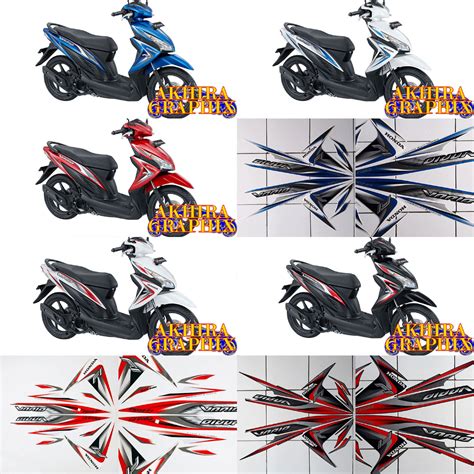 Jual Stiker Striping Honda Vario New Fi Tahun Lis Polet