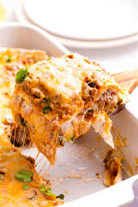 The Best Cheesy Burrito Casserole Recipe All Things Mamma