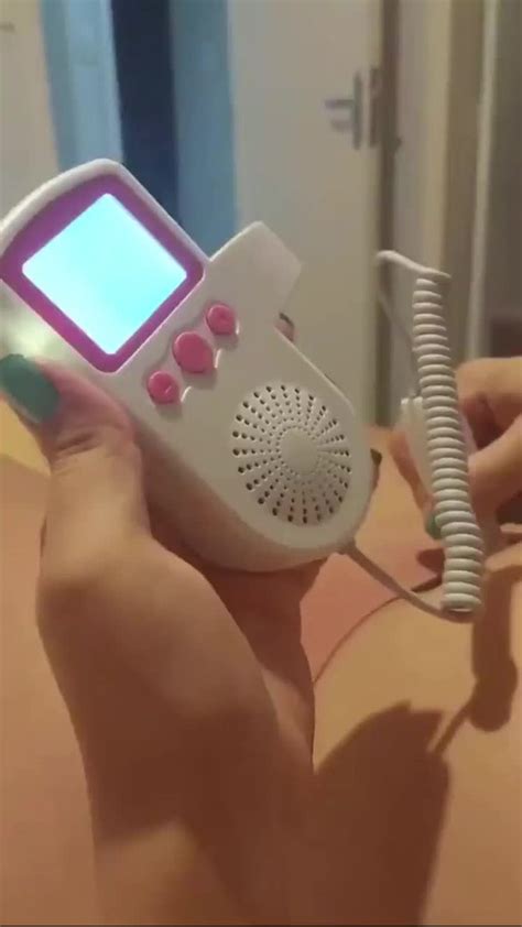 Sonar Fetal Doppler Ultrassom Ouvir Batimentos Bebe Monitor Frete grátis