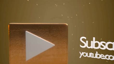 Gold Social Icons Youtube Promo Videos Uk