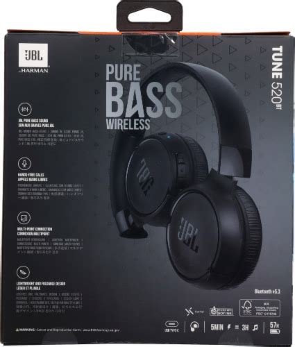 JBL Wireless Bluetooth Headphones - Black, 1 ct - Smith’s Food and Drug