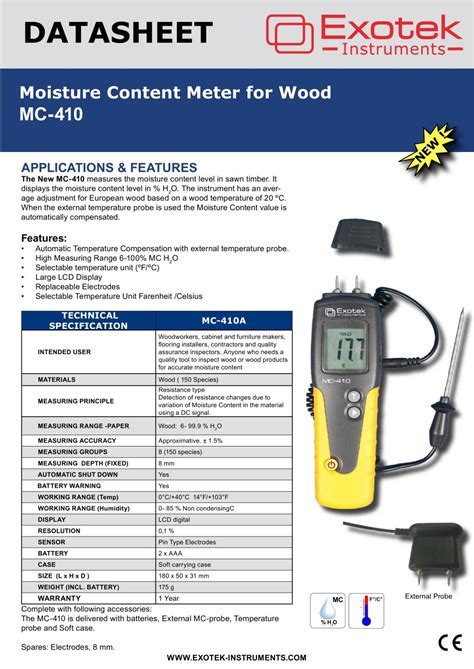 Wood Moisture Content Meter Pdf Woodworking