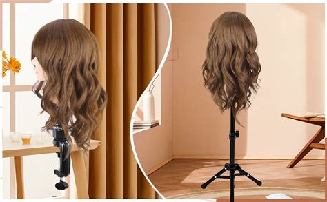 Amazon Yofuly Mannequin Head With Real Hair Light Brown