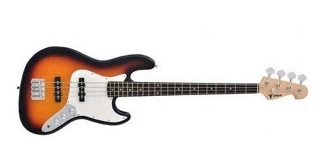 Baixo Phx Jazz Bass Jb Cordas Sunburst Ts Nf Garantia Frete Gr Tis