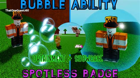 Ability Wars How To Get Bubble Showcase ROBLOX AW YouTube