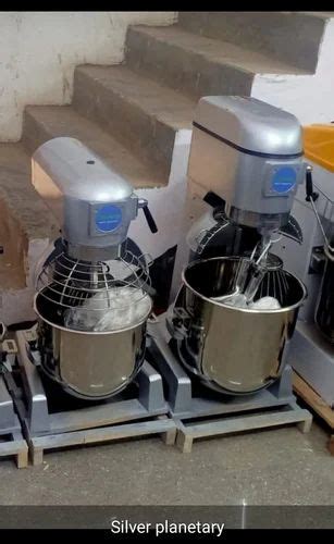 Stainless Steel SS Single Planetary Food Mixer Silver 20ltr At Rs