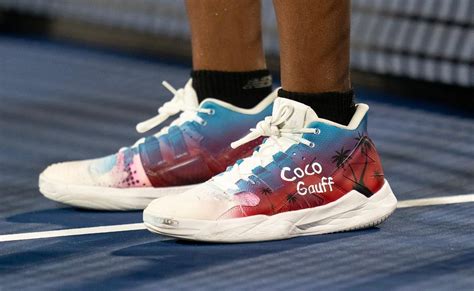 Coco Gauff wears special sneakers for USA during Billie Jean King Cup ...